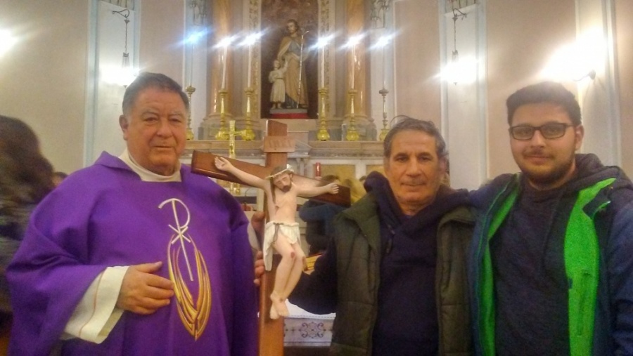 Raddusa, Mancuso, donato il Crocifisso alla Chiesa Parrocchiale Immacolata Concezione del Crocifisso